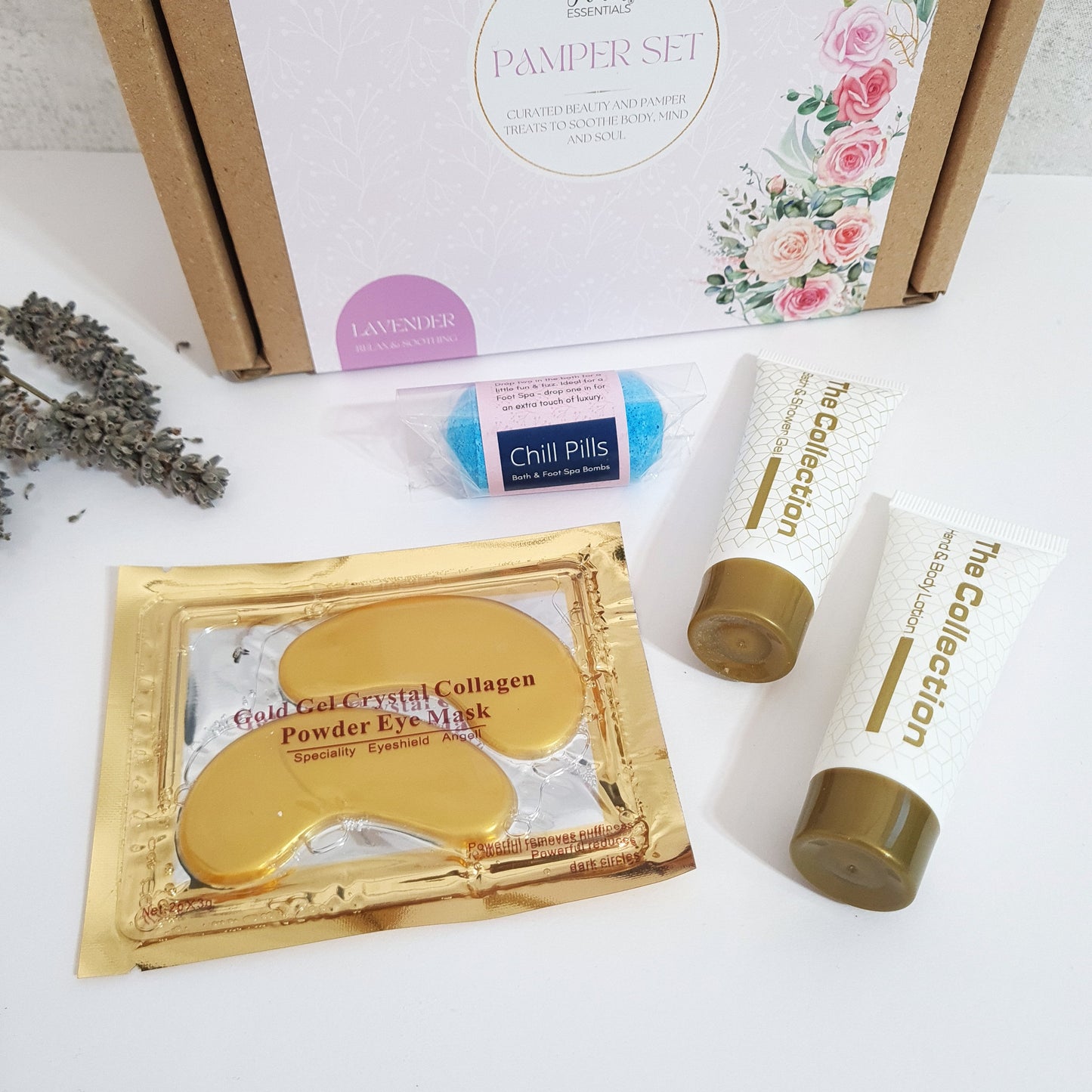 Lavender Self Care Package Gift Set with Personalised Message | Flair Essentials