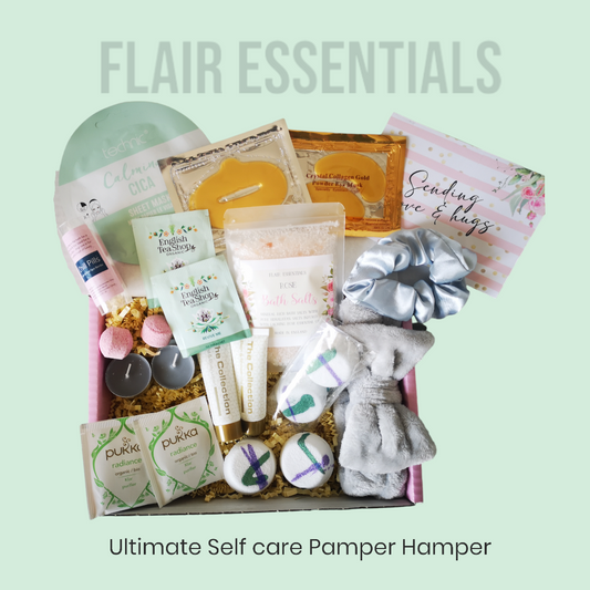 Luxury Pamper Set for Her -  Self Care Hamper Relaxation Gift | Flair Essentials