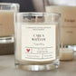 Engagement Gift Personalised Candle Glass Jar, Newly Engaged Couple Keepsake