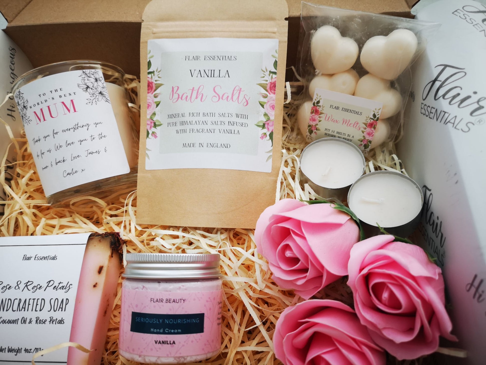 Mother Day Gift Personalised Candle, Self Care Candle Gift Box Set Option