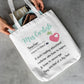 Personalised Teacher Tote Bag Gift, Leaving Gifts For Teacher Assistant