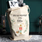 Personalised Nutcracker Christmas Sack, Ballerina Christmas Eve Gift Sacks, Xmas Presents Gift Bag